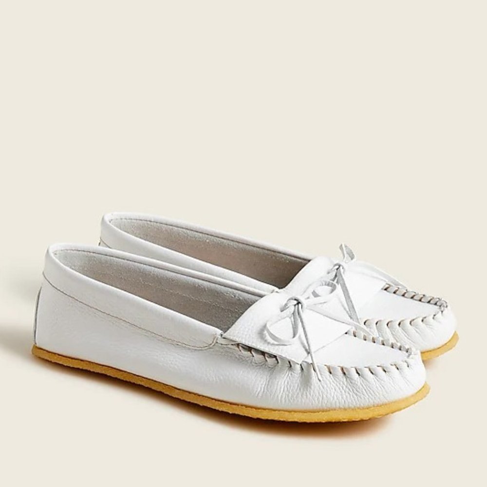 J. Crew Soft unlined leather loafers 7.5